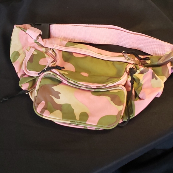 Handbags - Pink Camo Utility Fanny Pack